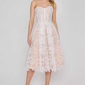 Nadine Merabi OLIVIA WHITE DRESS